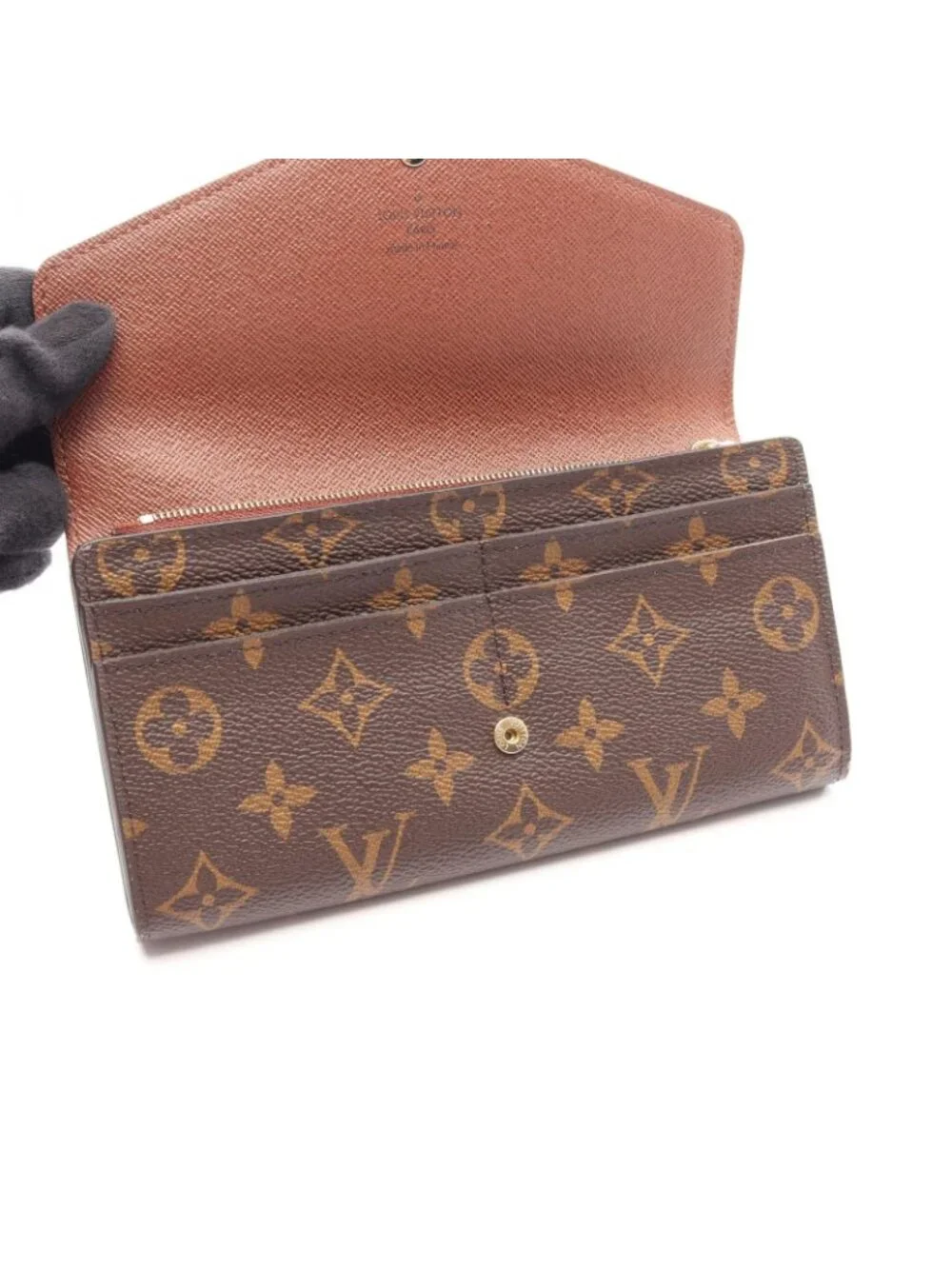 Louis Vuitton Bi Foldlong Wallet Portefeuille Sarah Monogram